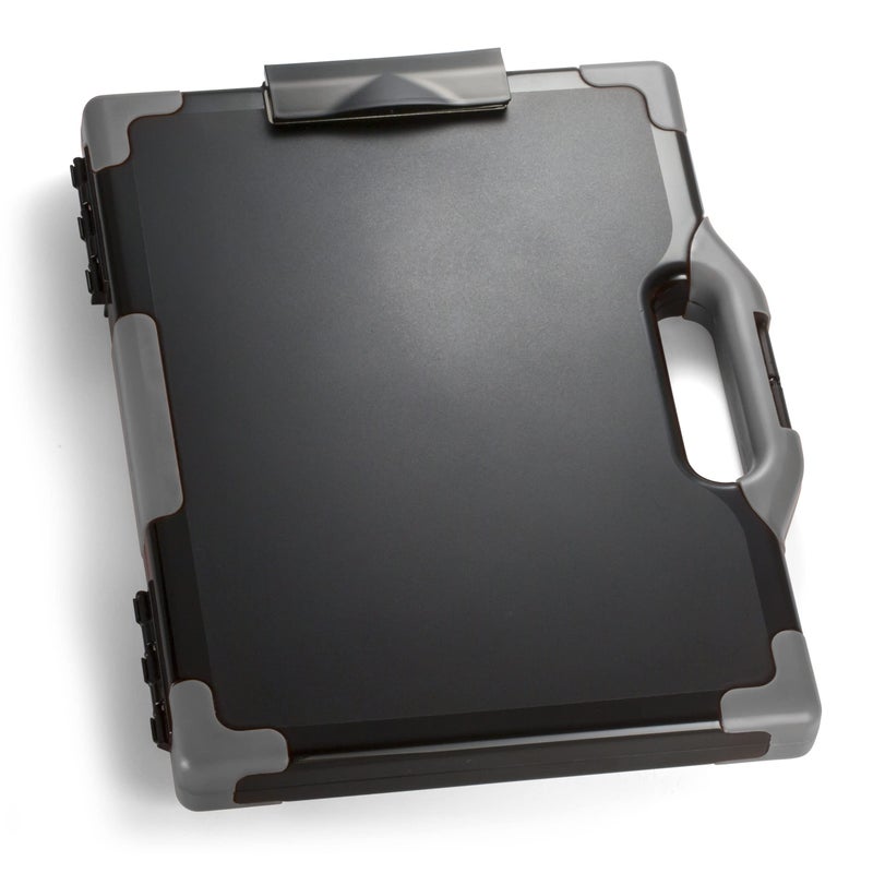Officemate Carry All Clipboard Storage Box, Letter/Legal Size, Black and Gray (83324), 1 - Image 1